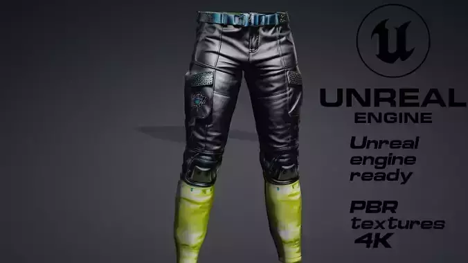 Modern Leather Pants PBR 4k