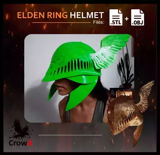 ELDEN RING MALENIA HELMET 3D print model