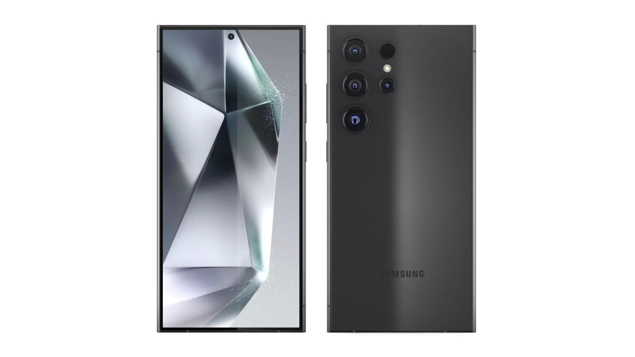 Samsung Galaxy S24 Ultra Titanium Black 3D model