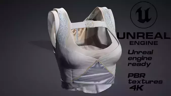 Detailed white top PBR 4k