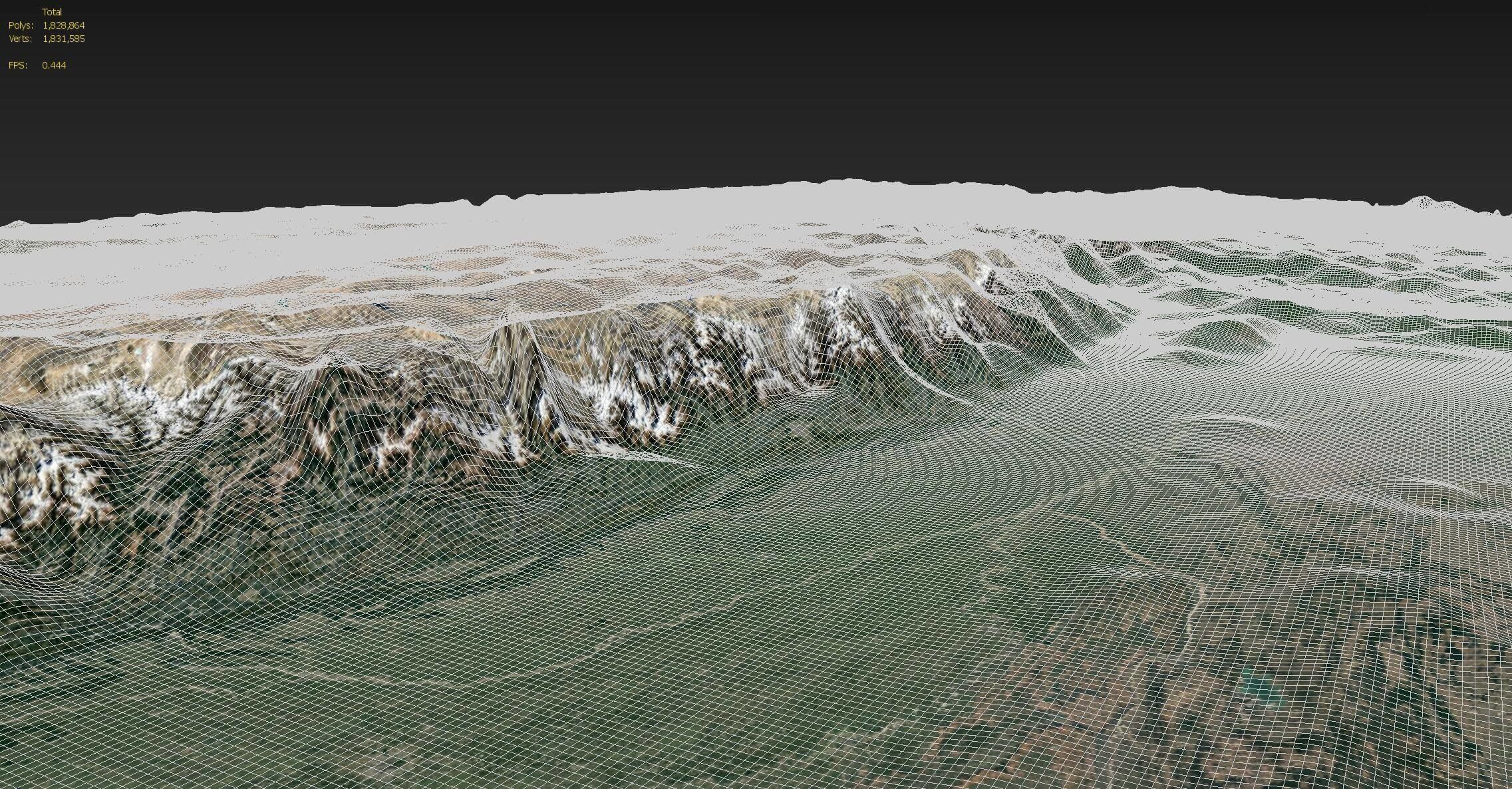 China map Low-poly 3D model_6