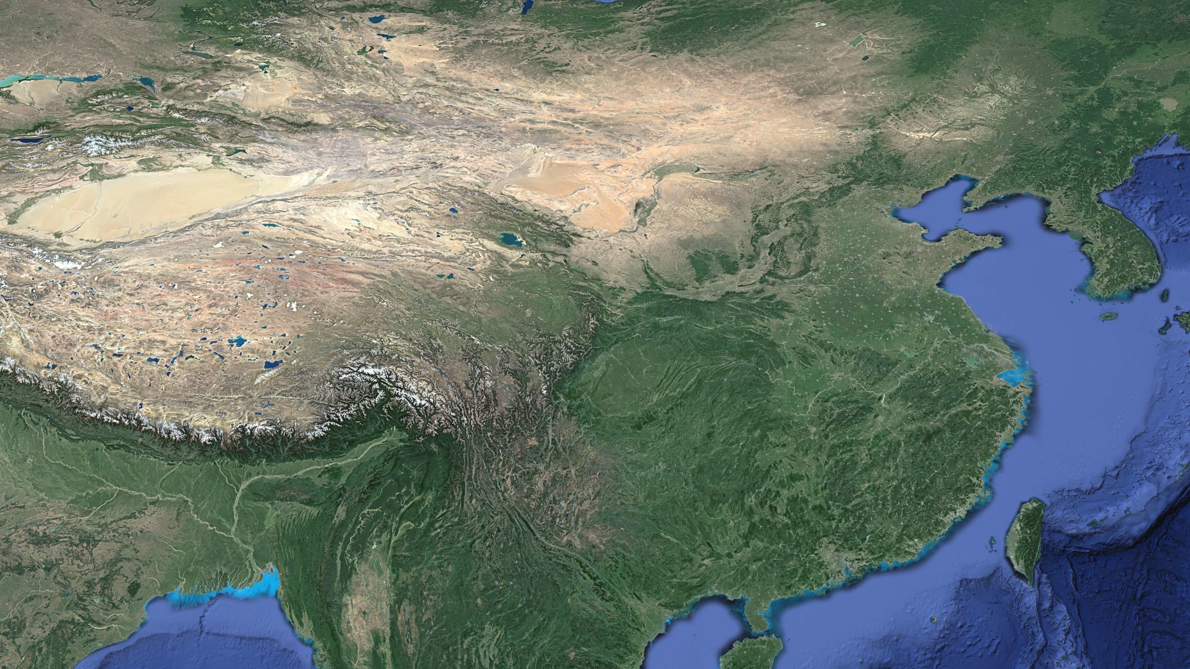 China map Low-poly 3D model_5