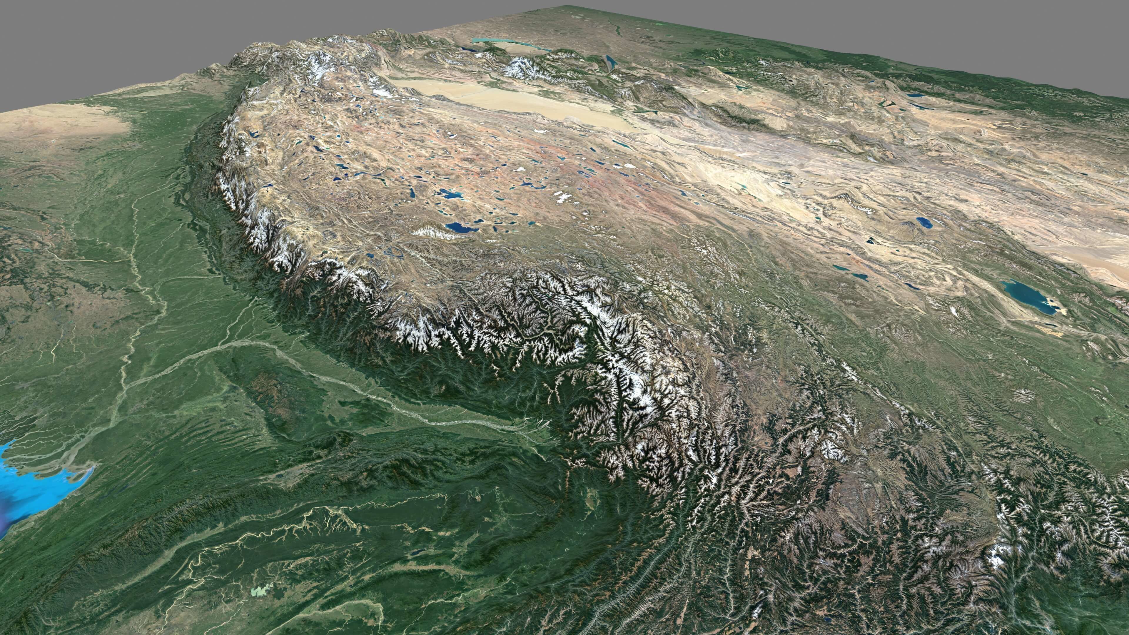 China map Low-poly 3D model_2