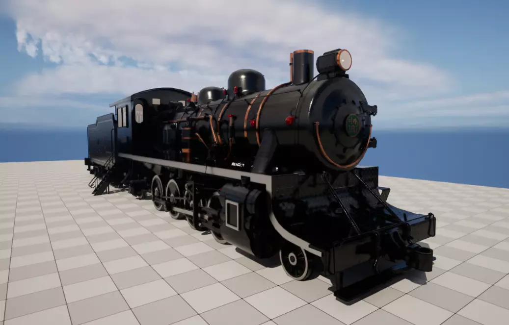 Train 3D model