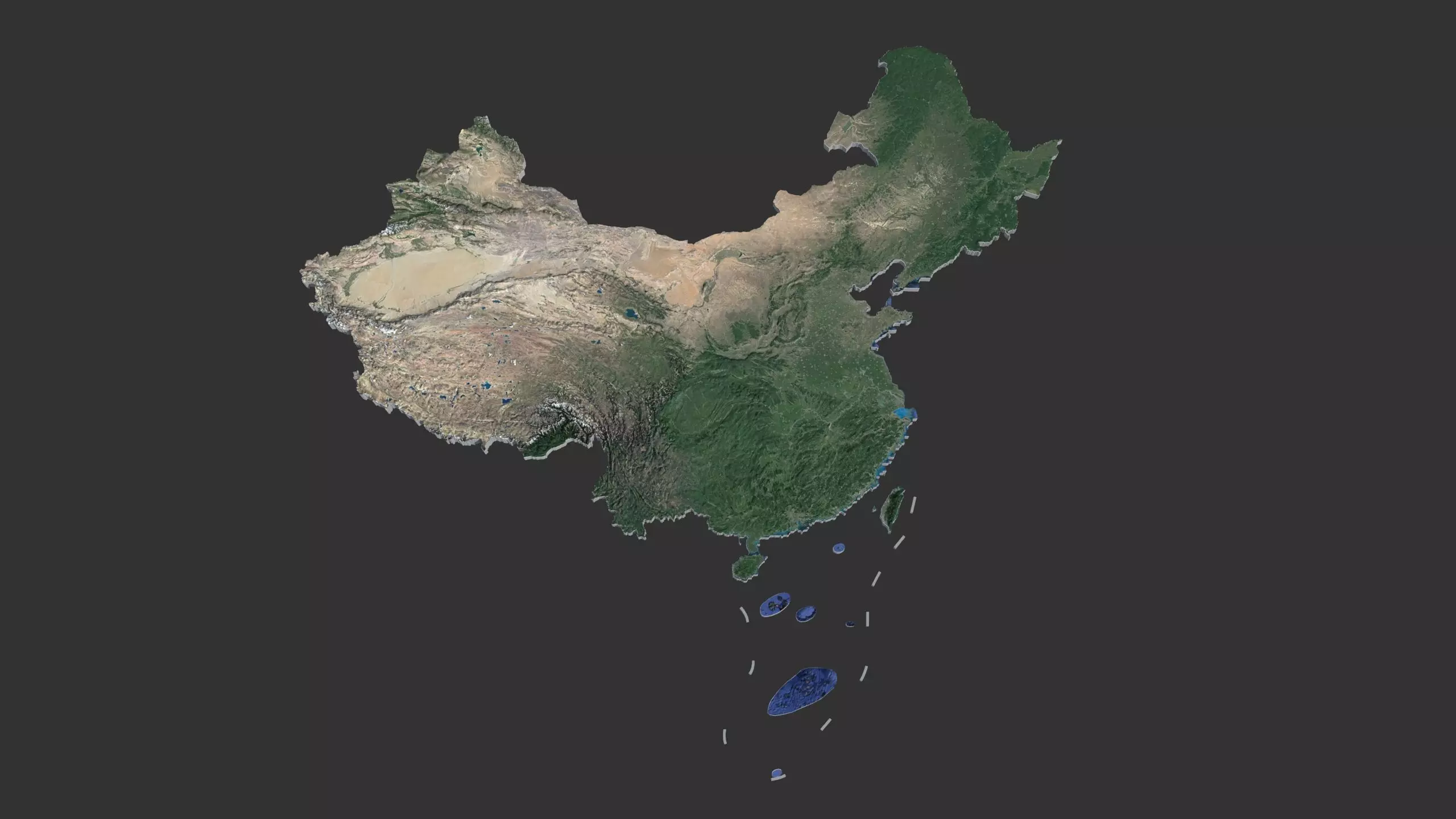 China map 3D model_0