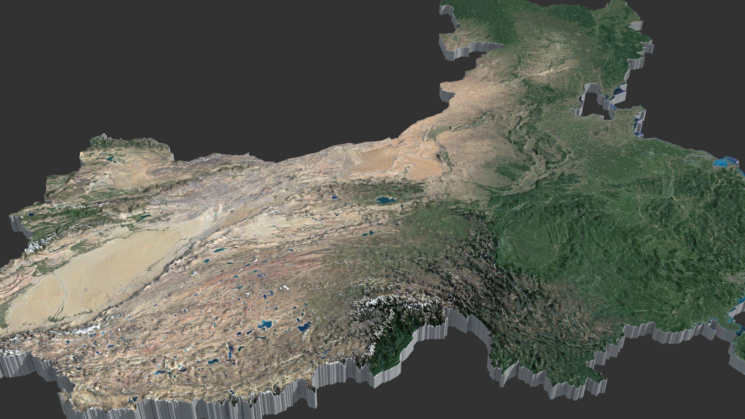 China map 3D model_3