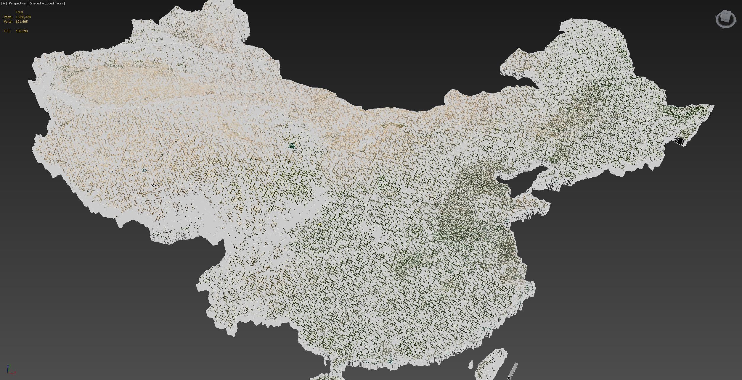 China map 3D model_4