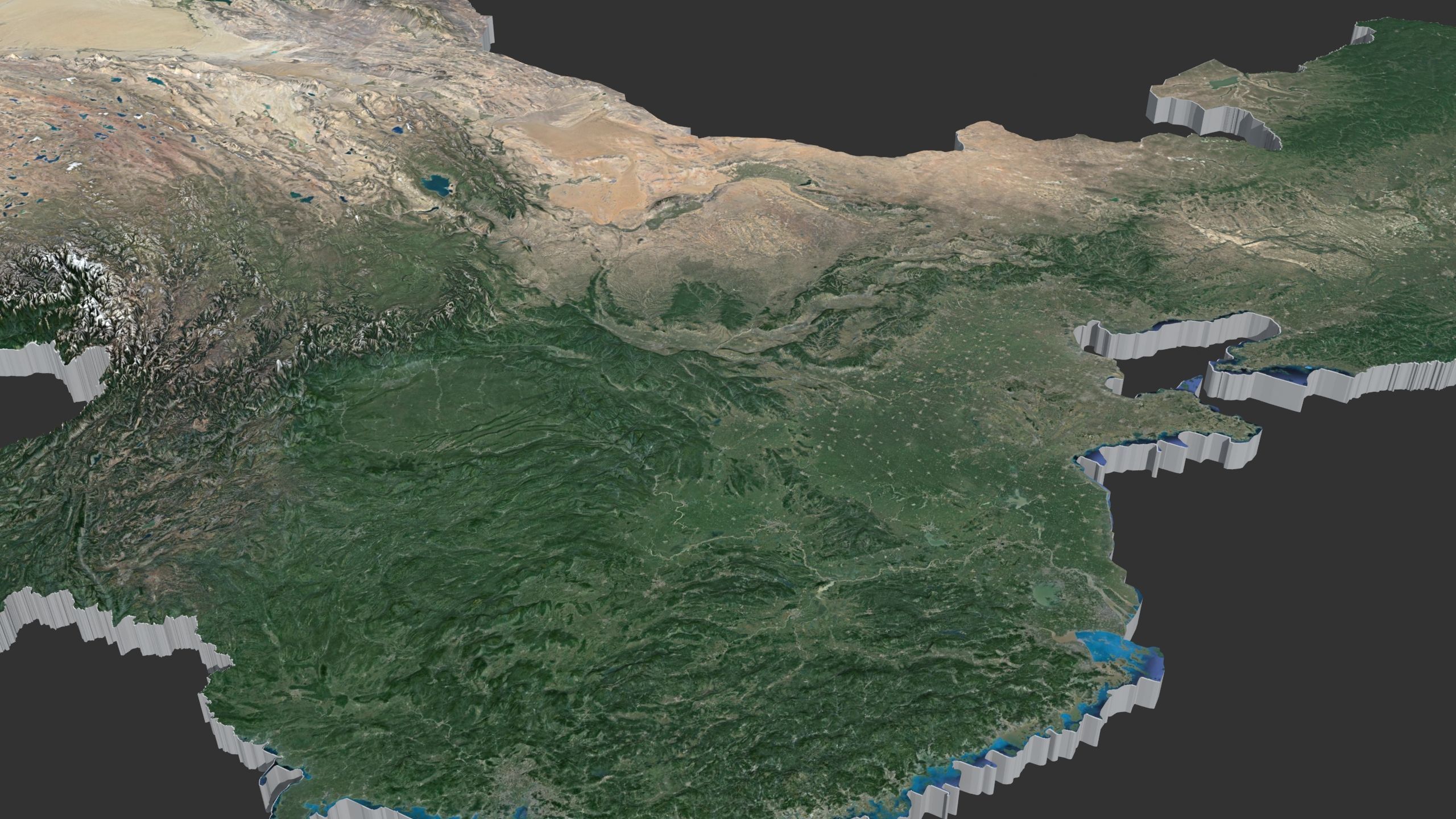 China map 3D model_2