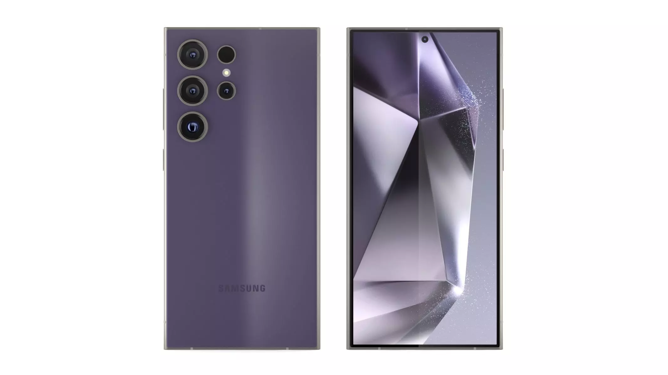 Samsung Galaxy S24 Ultra Titanium Violet 3D model_0