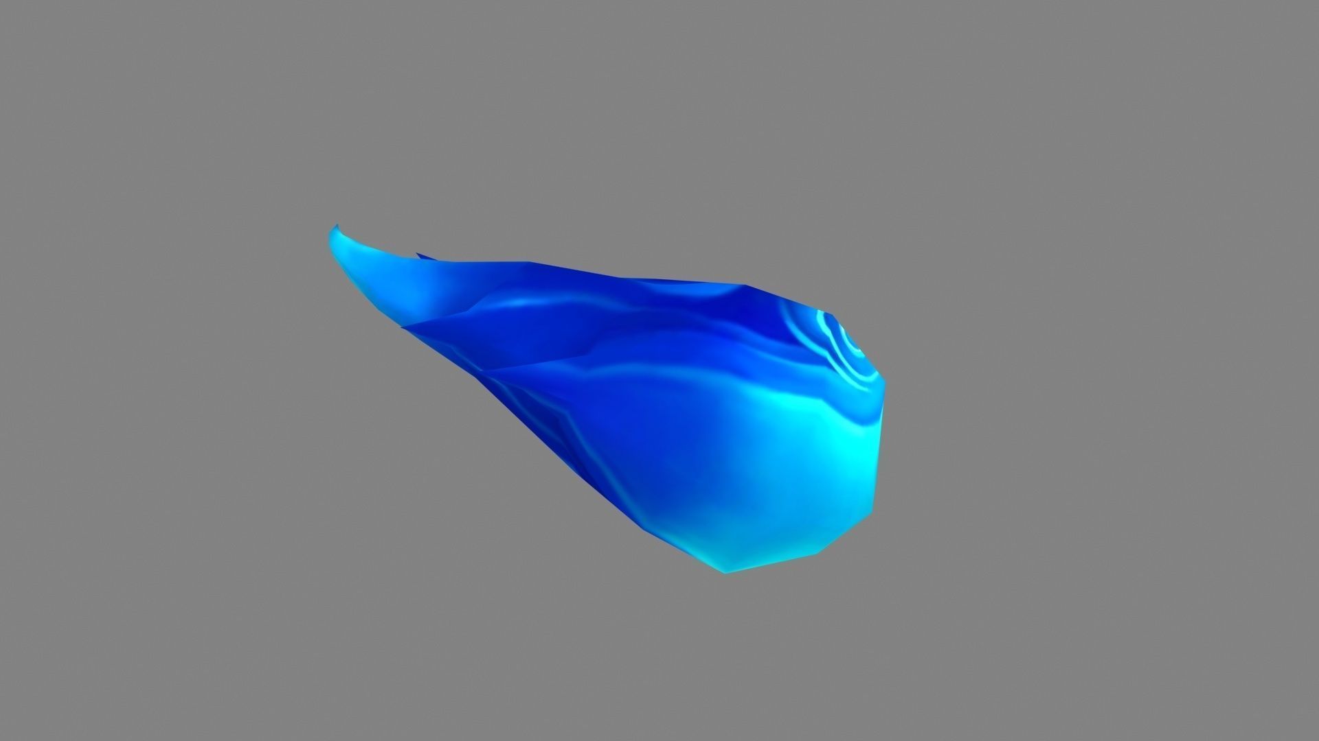 Spellcaster Skill - iceball - Game Skills - frozen ball Low-poly 3D model_2