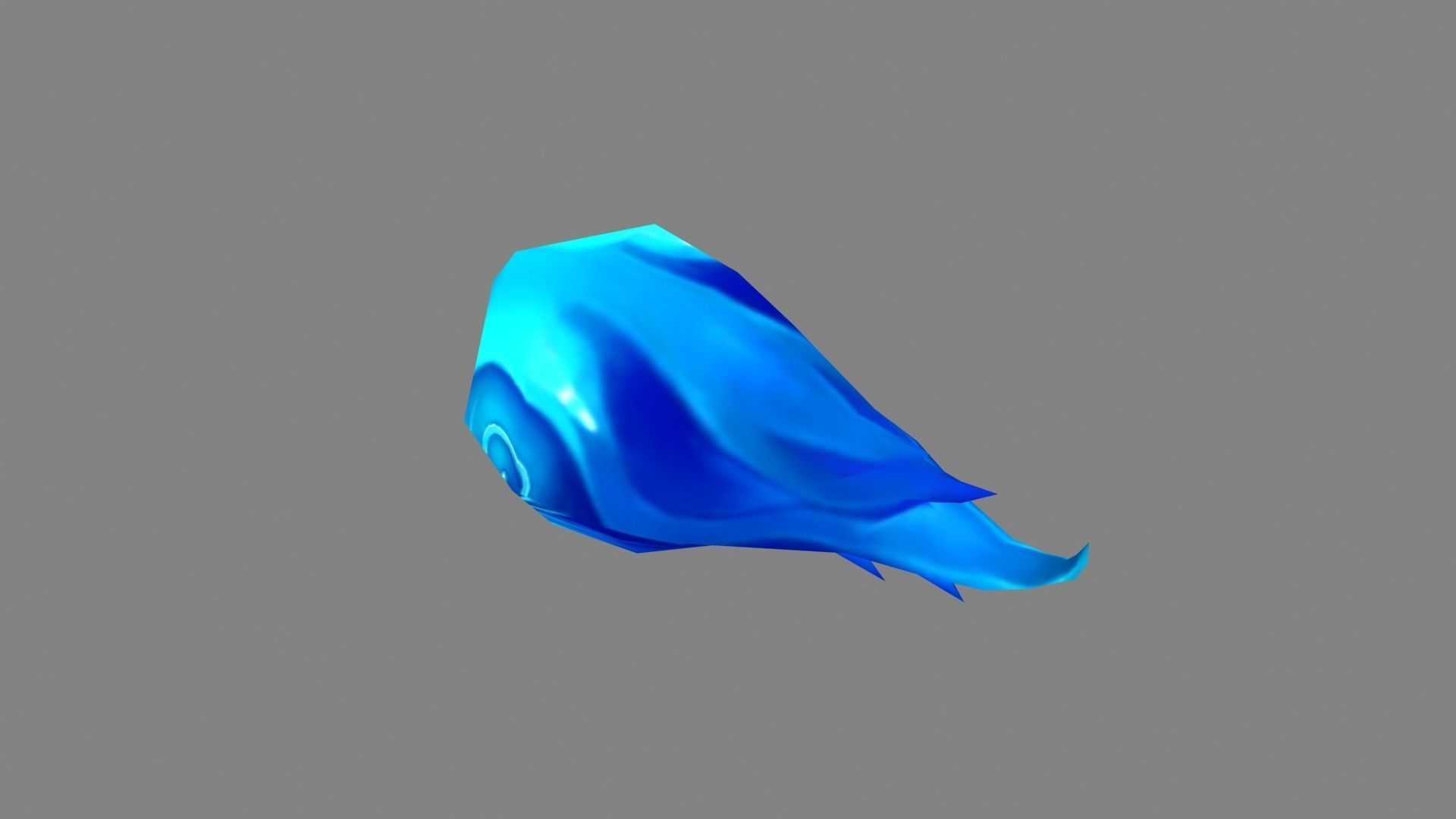 Spellcaster Skill - iceball - Game Skills - frozen ball Low-poly 3D model_1