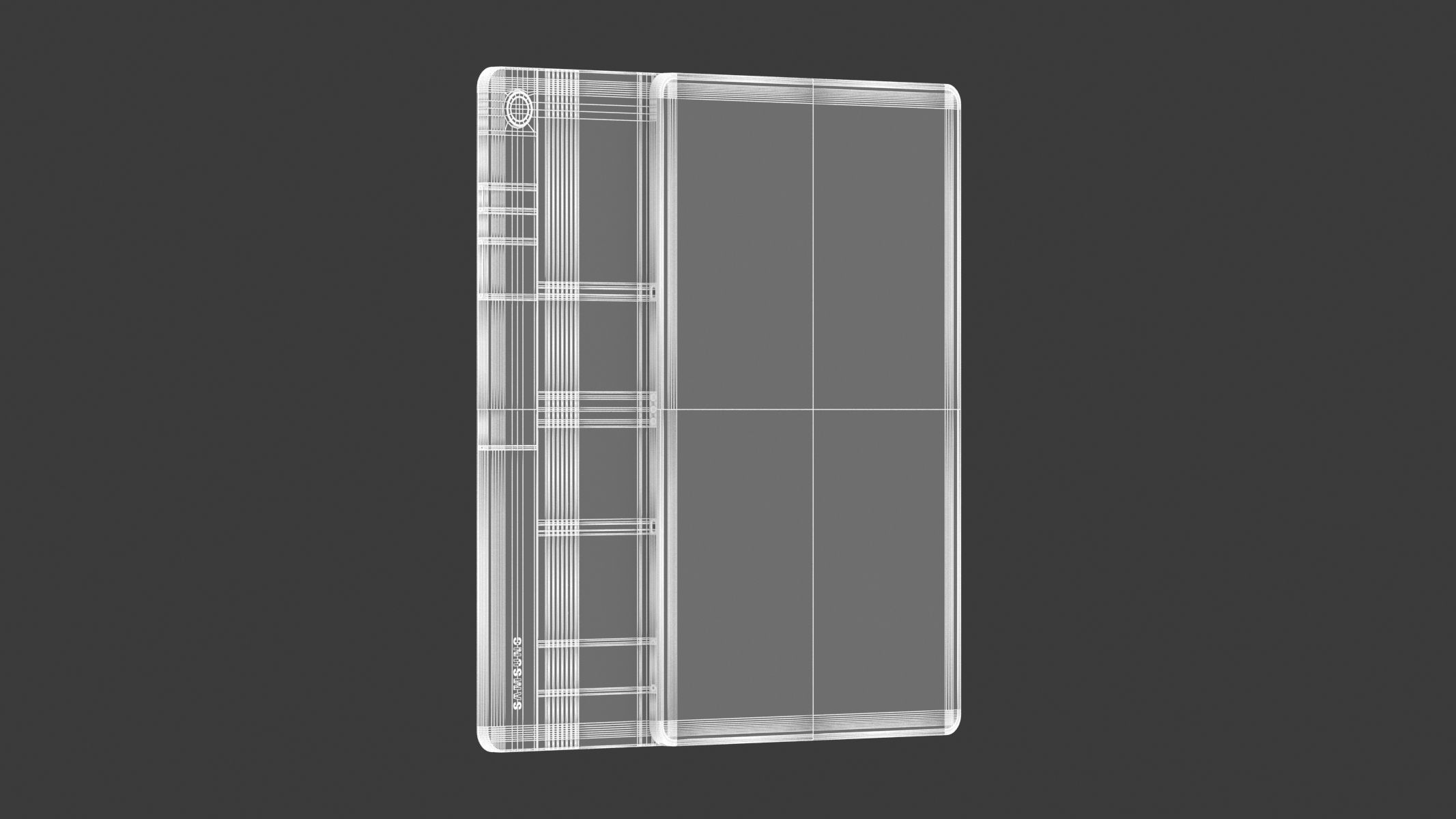 Samsung Galaxy Tab A9 Plus Charcoal Blue 3D model_23