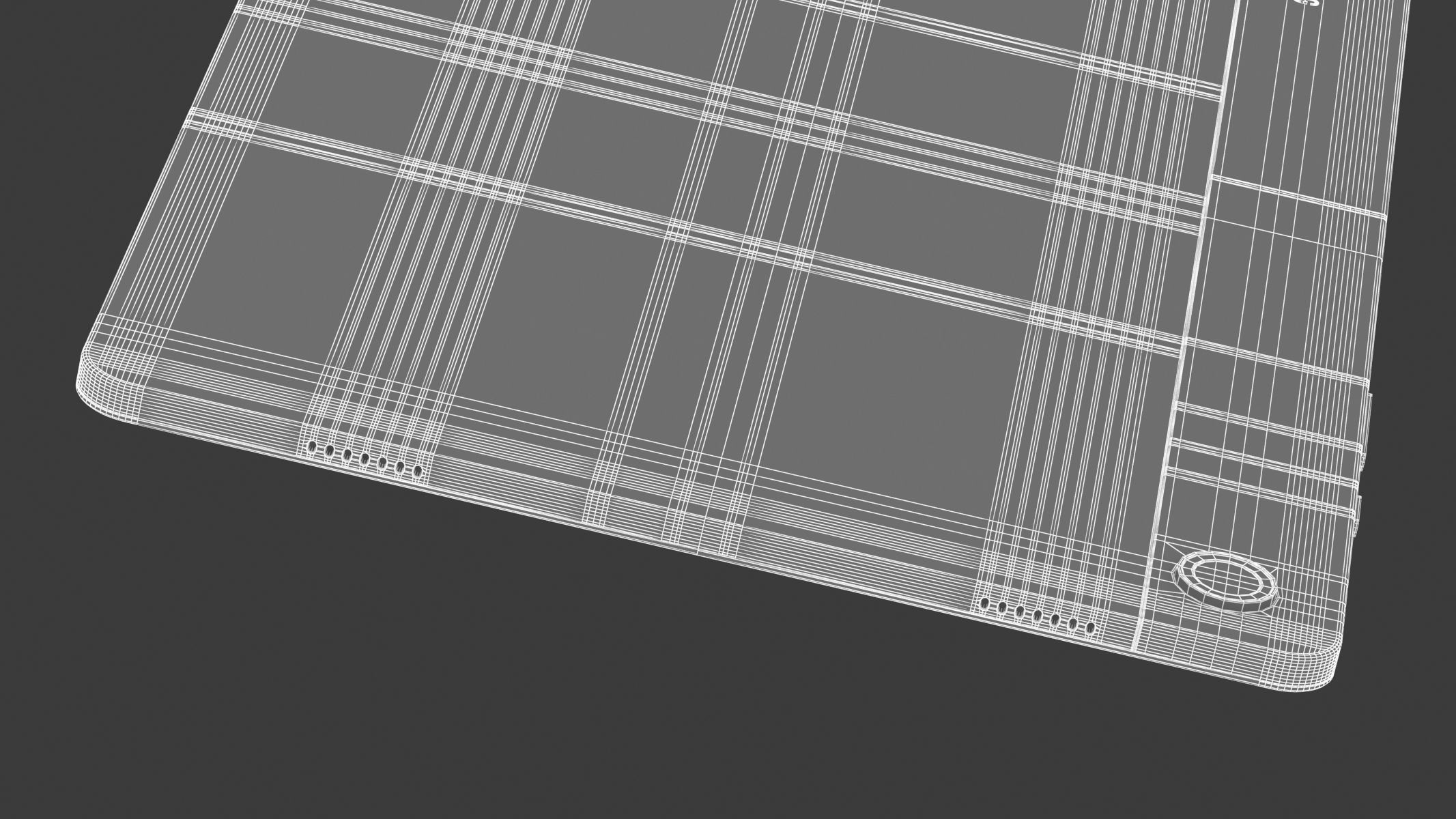 Samsung Galaxy Tab A9 Plus Charcoal Blue 3D model_33