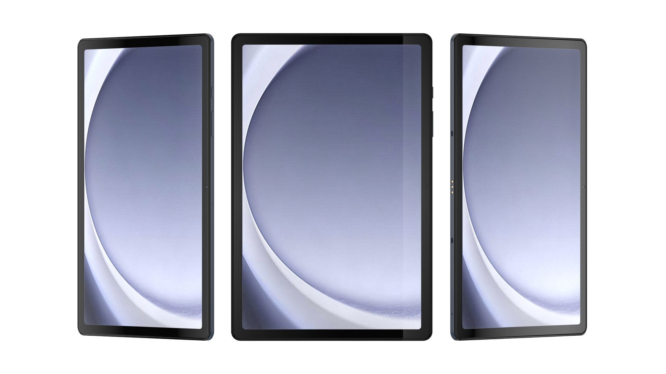 Samsung Galaxy Tab A9 Plus Charcoal Blue 3D model_14