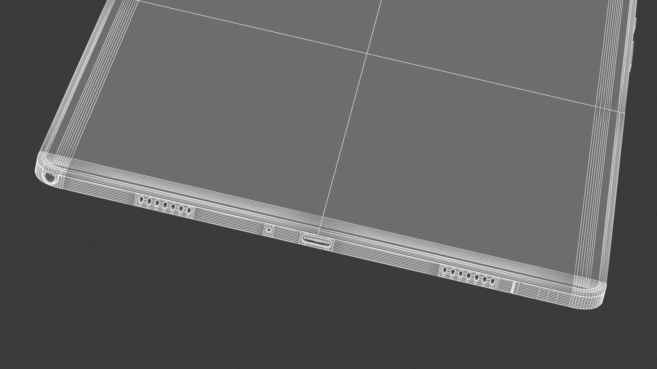 Samsung Galaxy Tab A9 Plus Gray 3D model_15