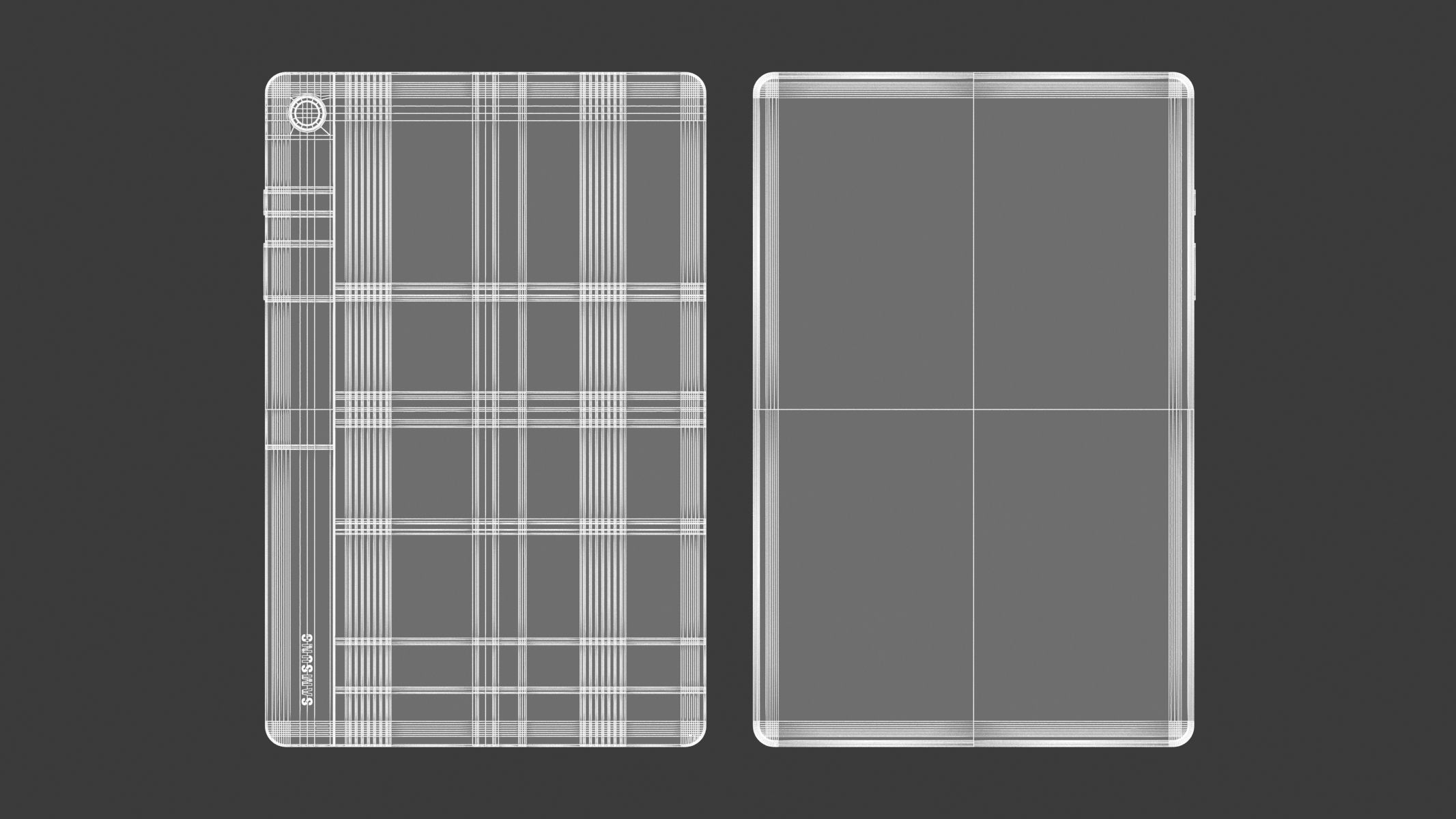 Samsung Galaxy Tab A9 Plus Gray 3D model_10