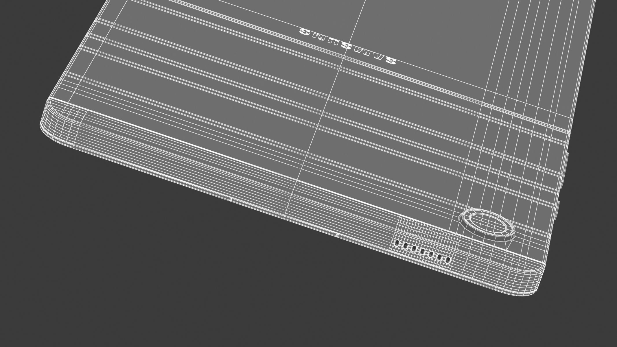 Samsung Galaxy Tab A9 White 3D model_16