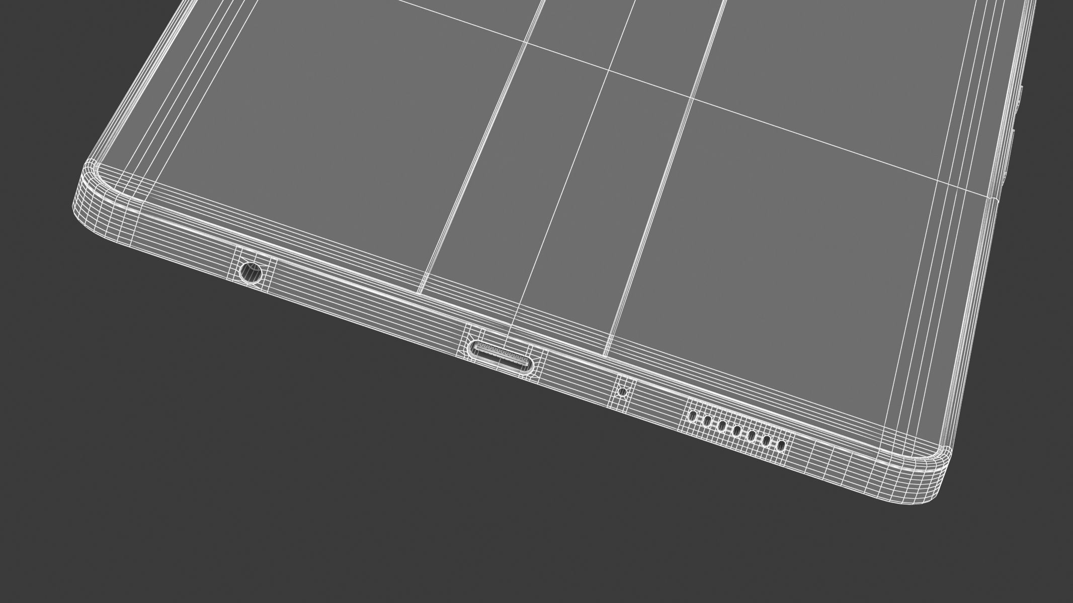 Samsung Galaxy Tab A9 White 3D model_15