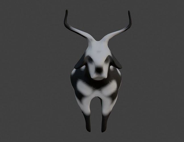 Bull 3d Model in Blender  3D model