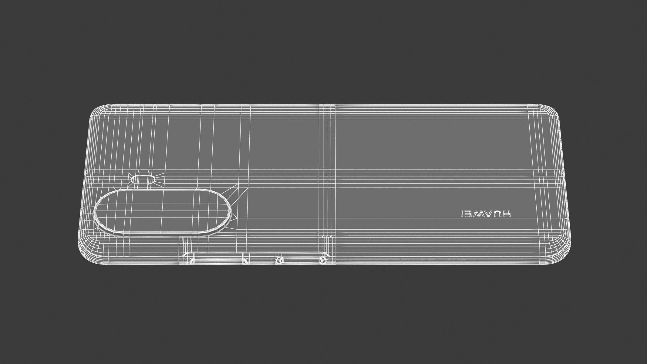 Huawei Enjoy 60 Turquoise 3D model_12