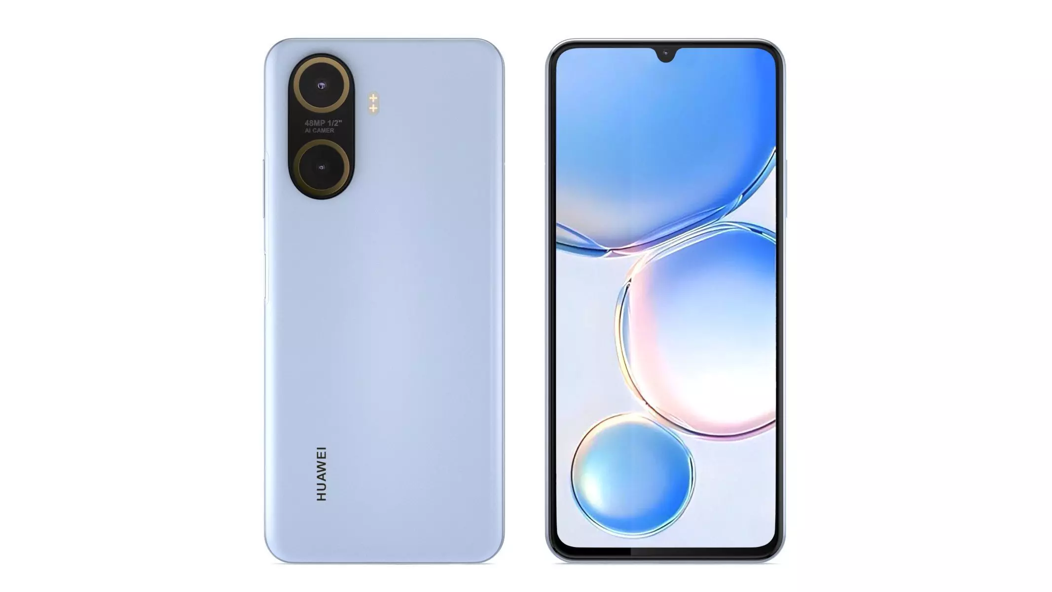 Huawei Enjoy 60 Turquoise 3D model_0