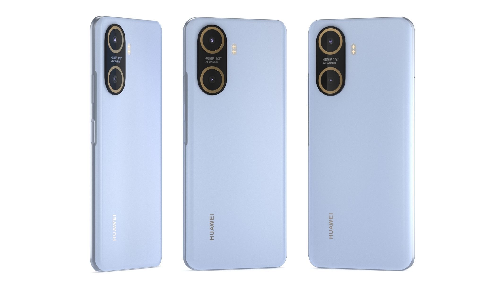 Huawei Enjoy 60 Turquoise 3D model_8