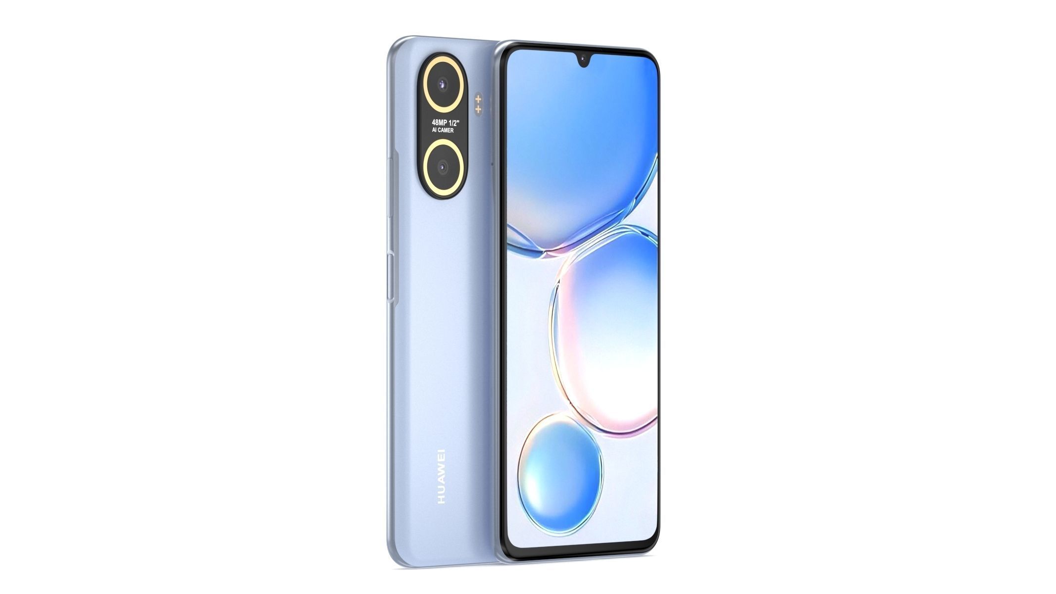 Huawei Enjoy 60 Turquoise 3D model_1