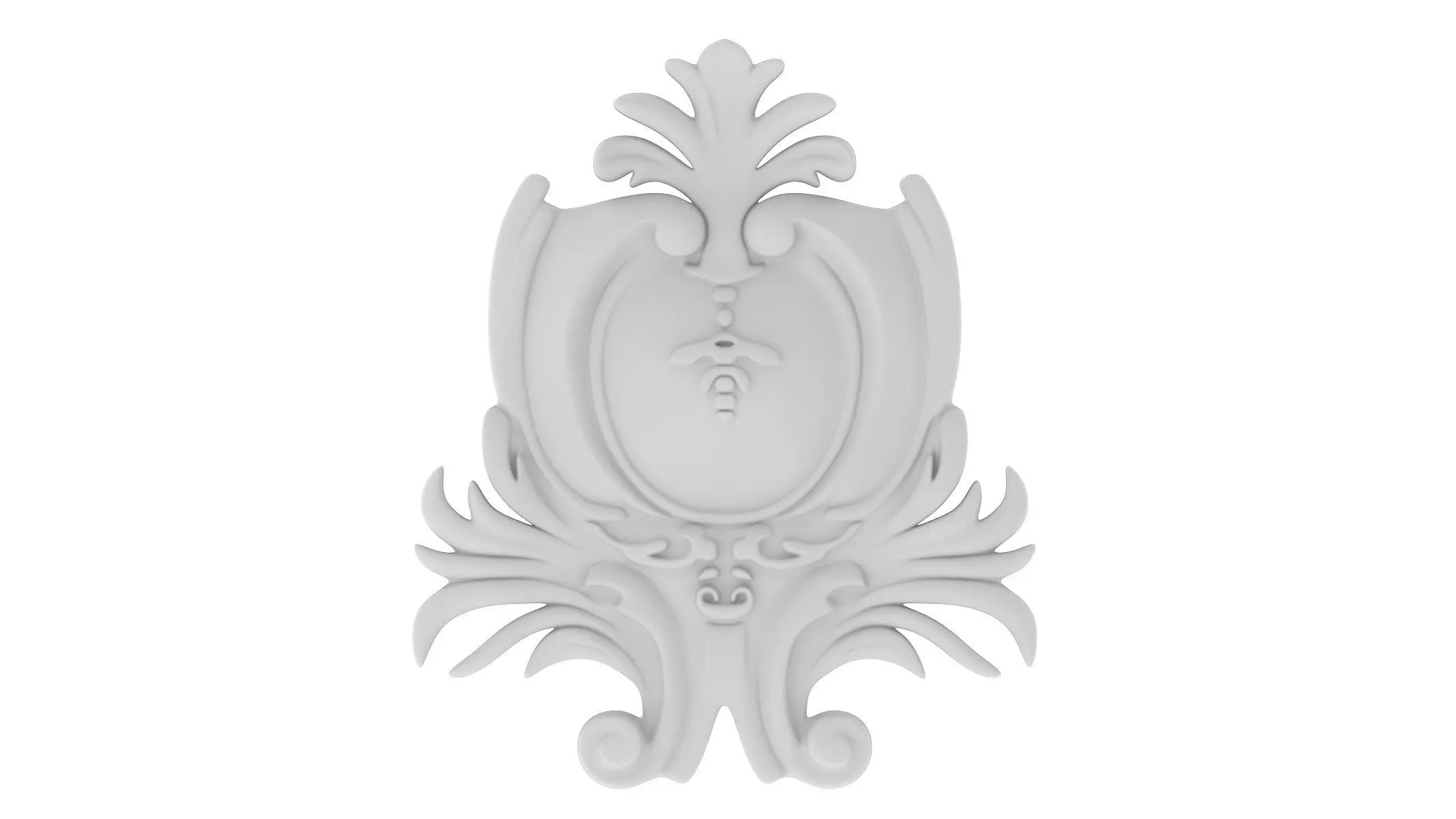 Cartouche Ornament 001 3D model