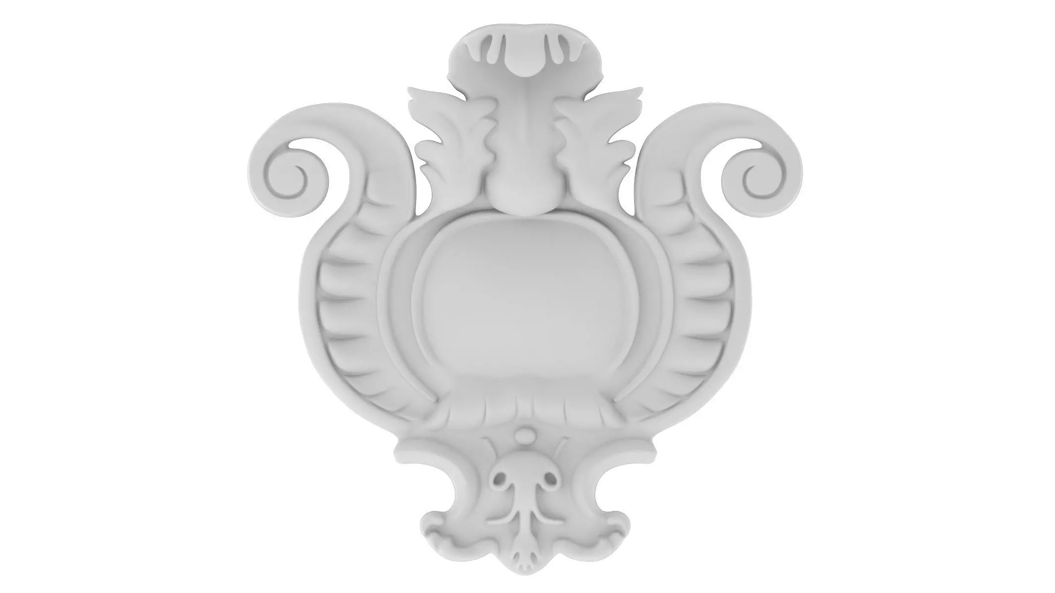 Cartouche Ornament 002 3D model