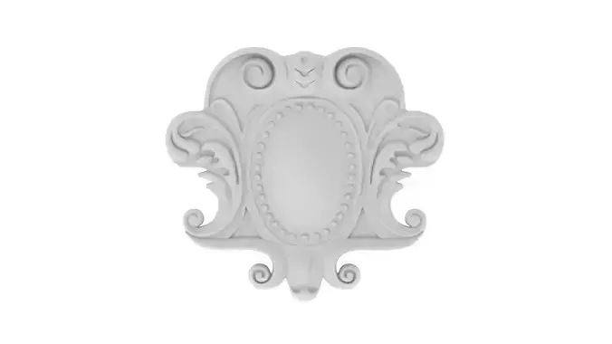 Cartouche Ornament 003