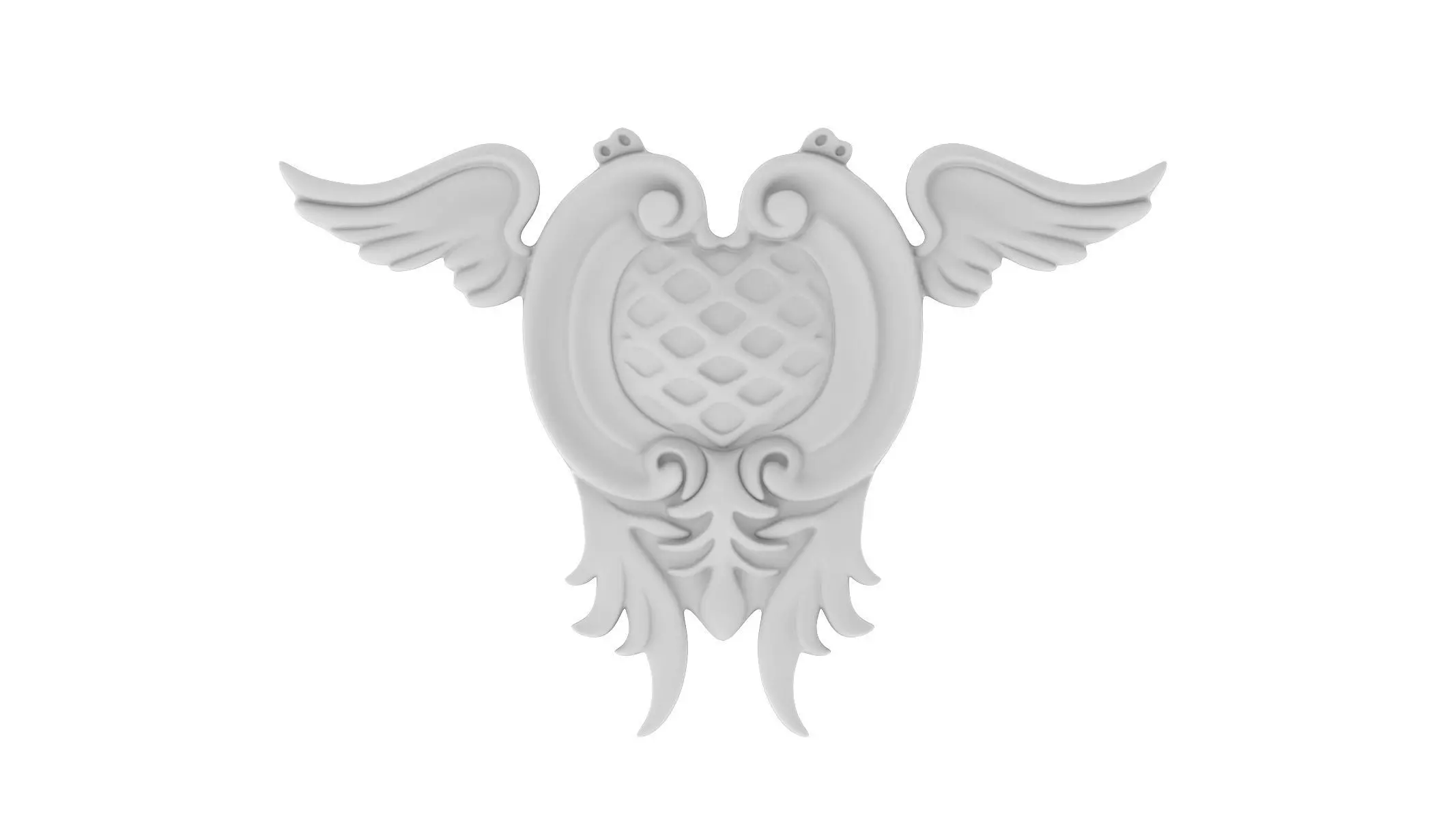 Cartouche Ornament 004 3D model