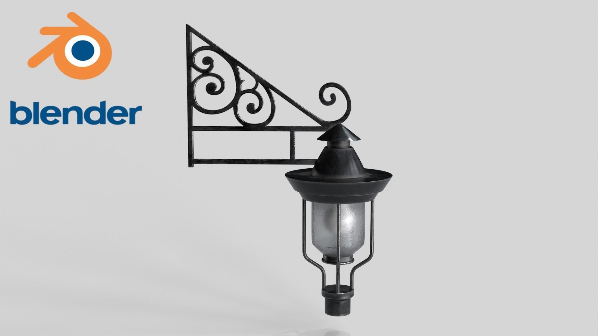 Street Light v5 Low-poly 3D model_5