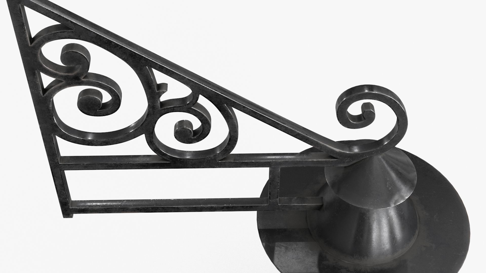 Street Light v5 Low-poly 3D model_3