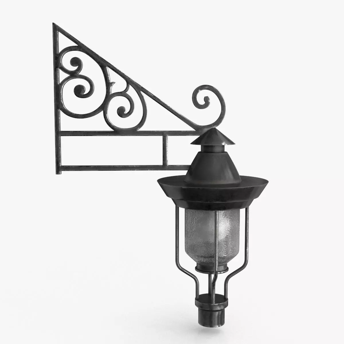 Street Light v5 Low-poly 3D model_0