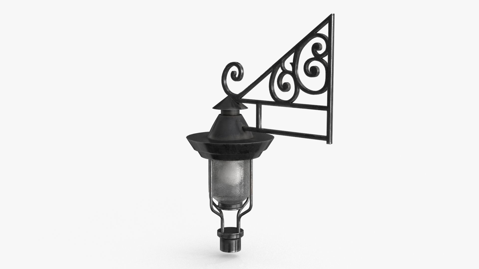 Street Light v5 Low-poly 3D model_10