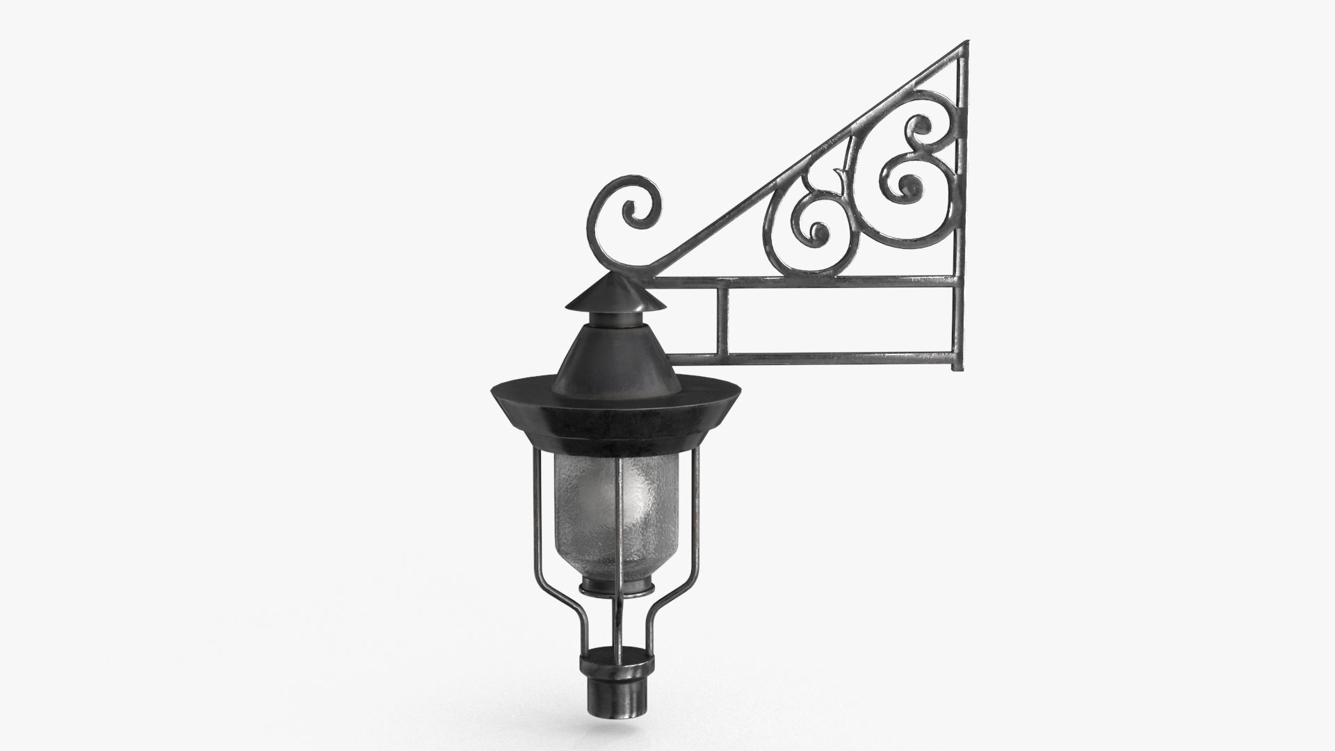 Street Light v5 Low-poly 3D model_9