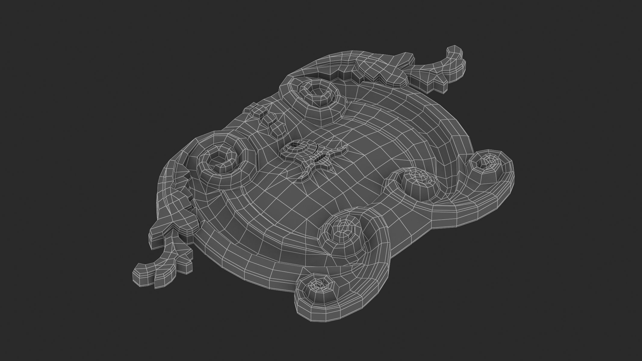 Cartouche Ornament 005 3D model_8