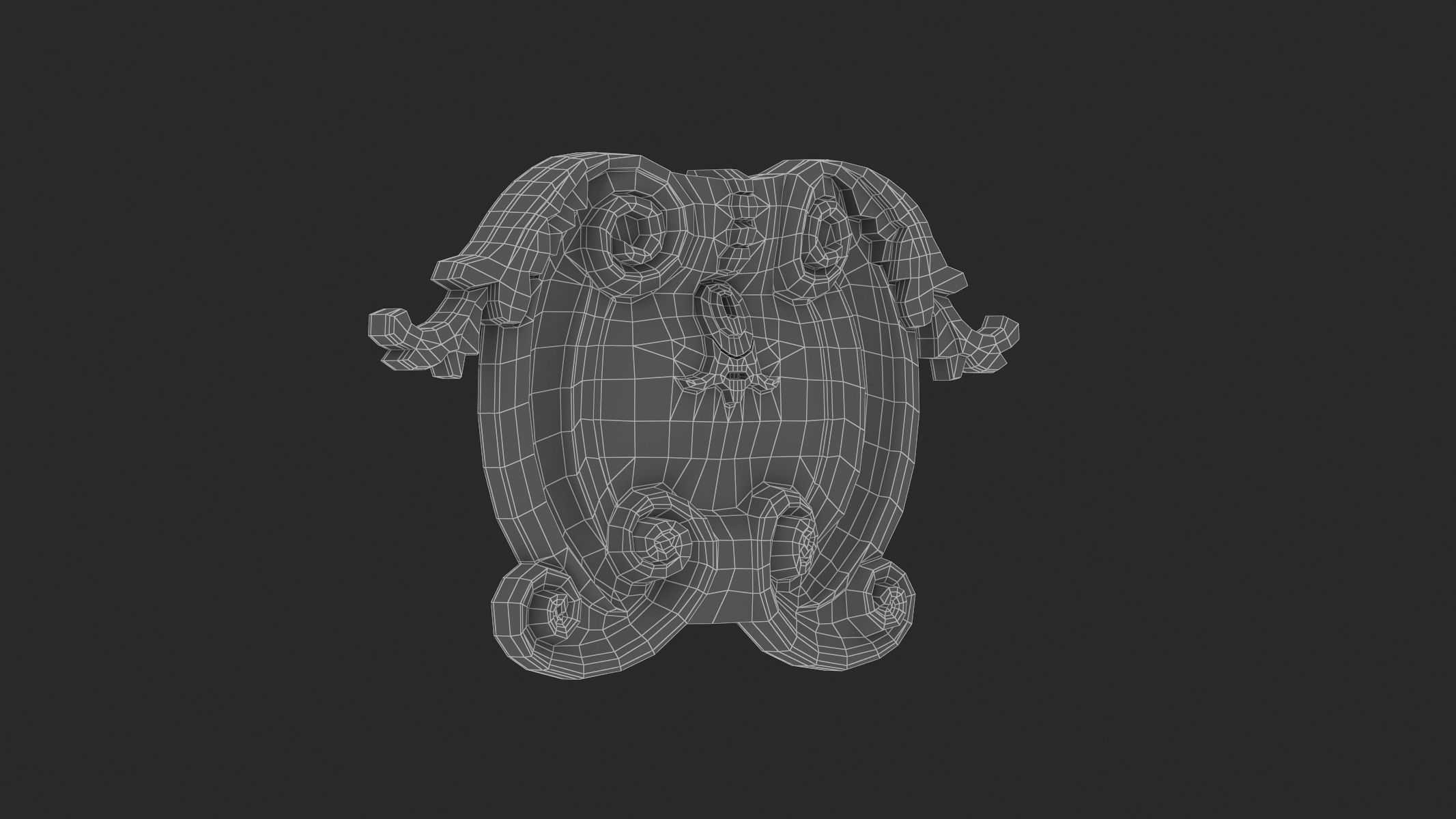 Cartouche Ornament 005 3D model_6
