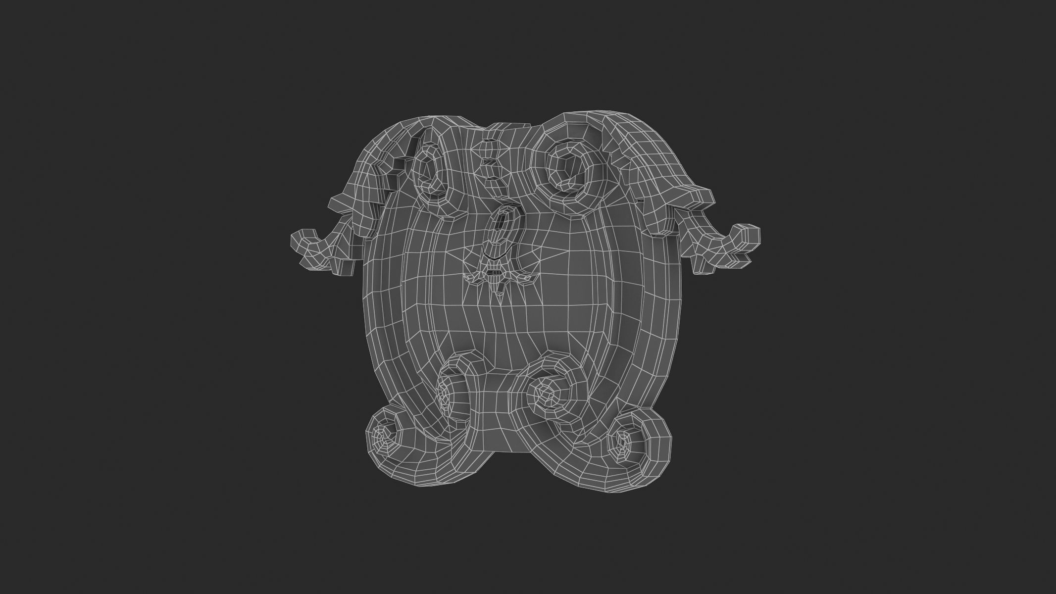 Cartouche Ornament 005 3D model_7