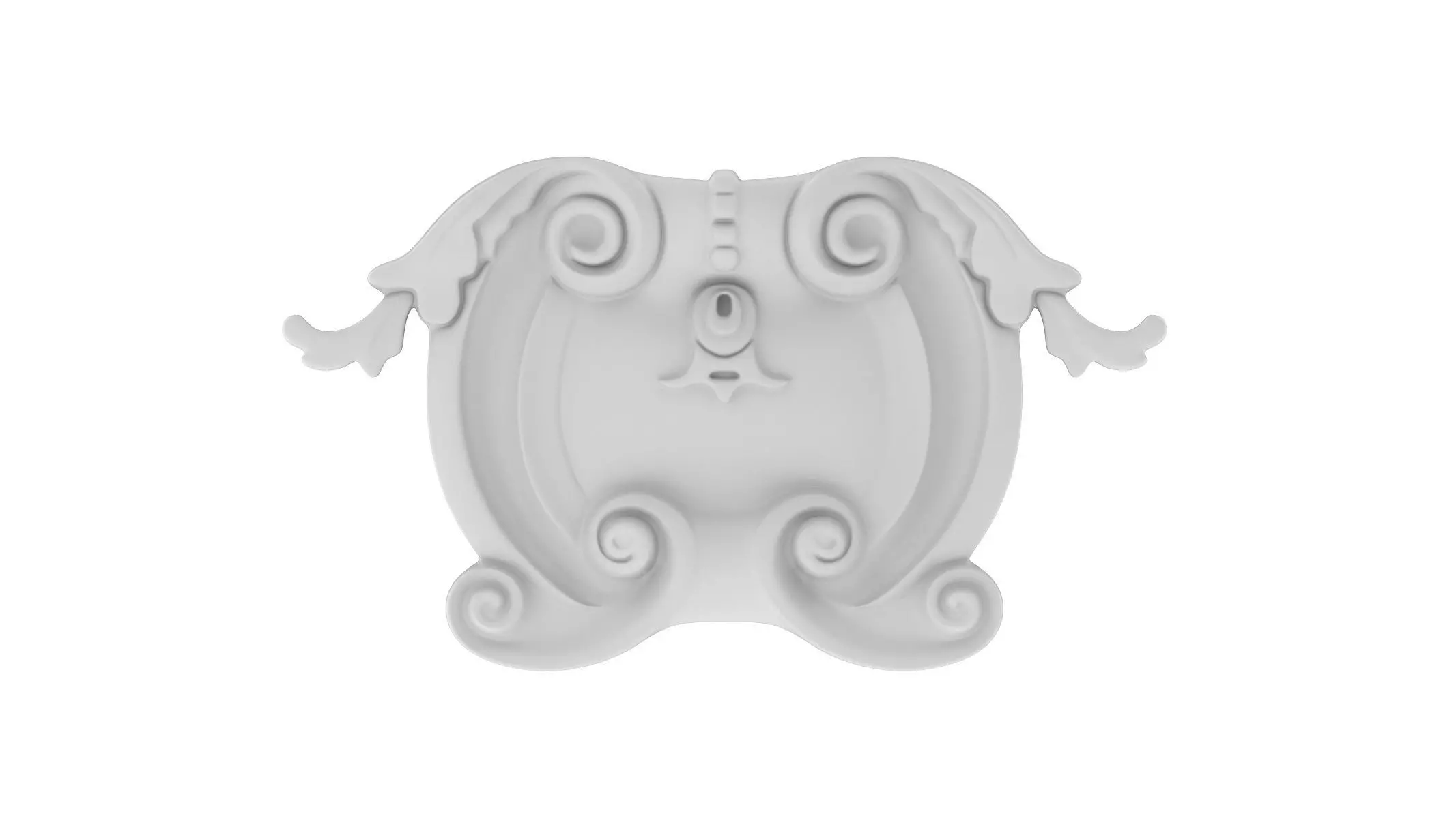 Cartouche Ornament 005 3D model_0