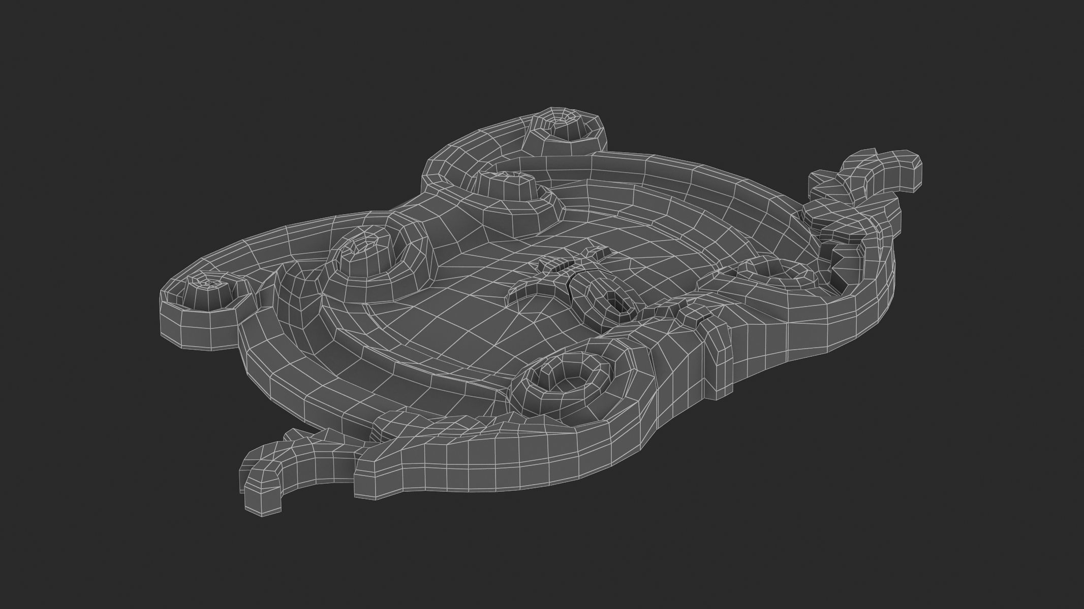 Cartouche Ornament 005 3D model_9