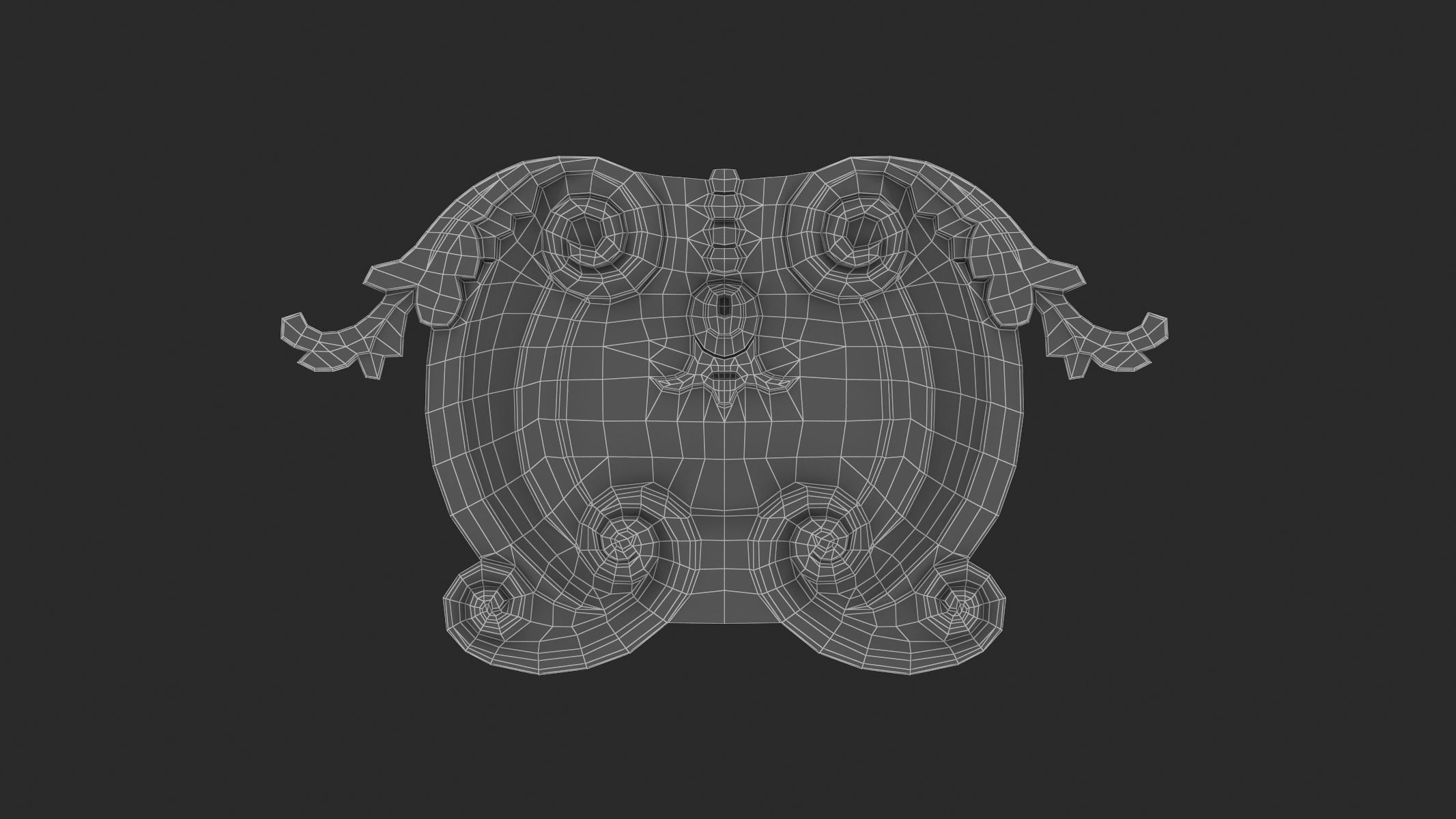 Cartouche Ornament 005 3D model_5