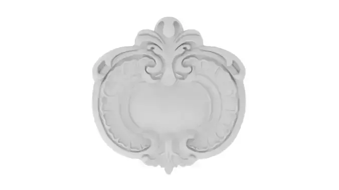 Cartouche Ornament 006