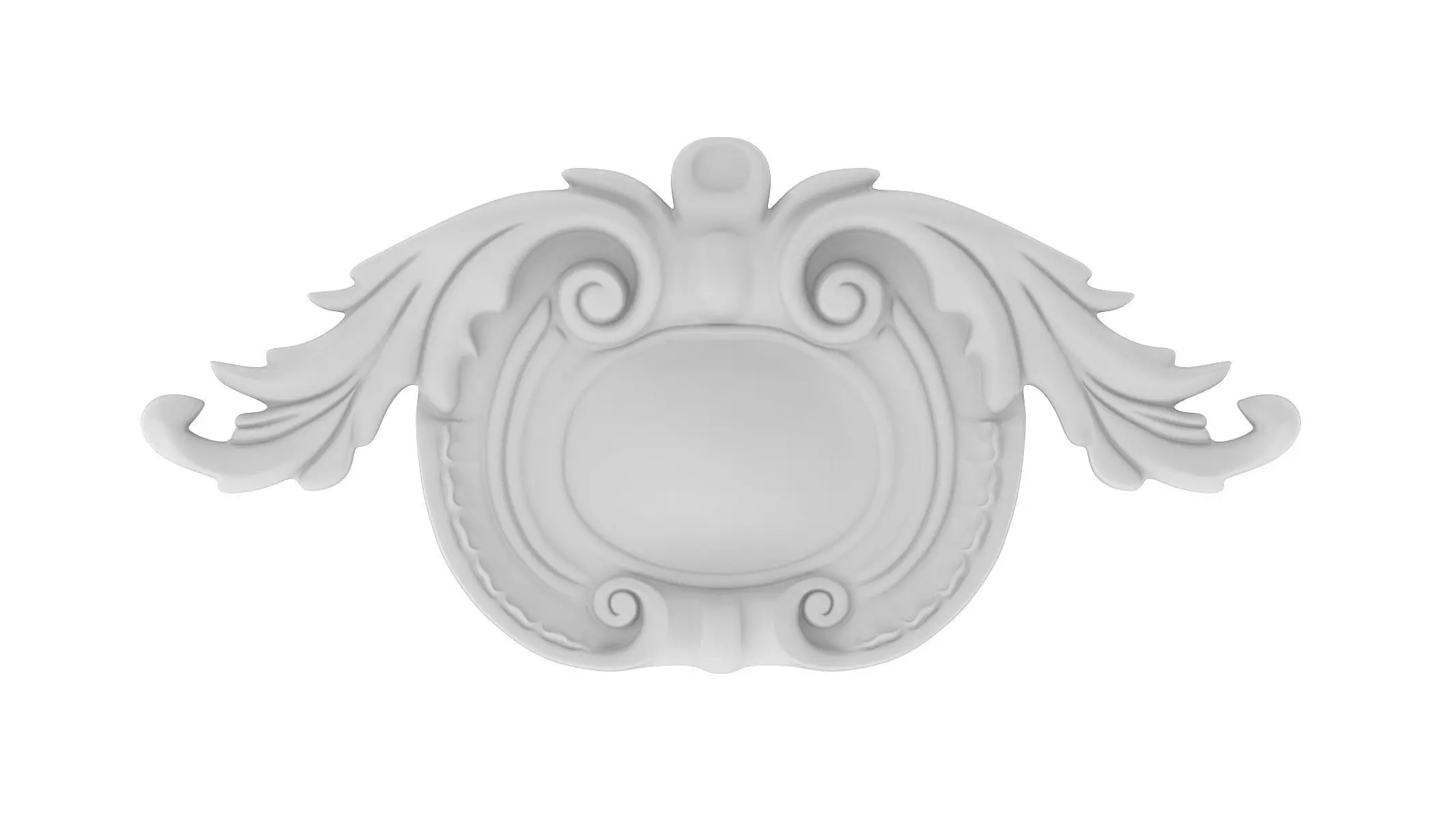 Cartouche Ornament 008 3D model