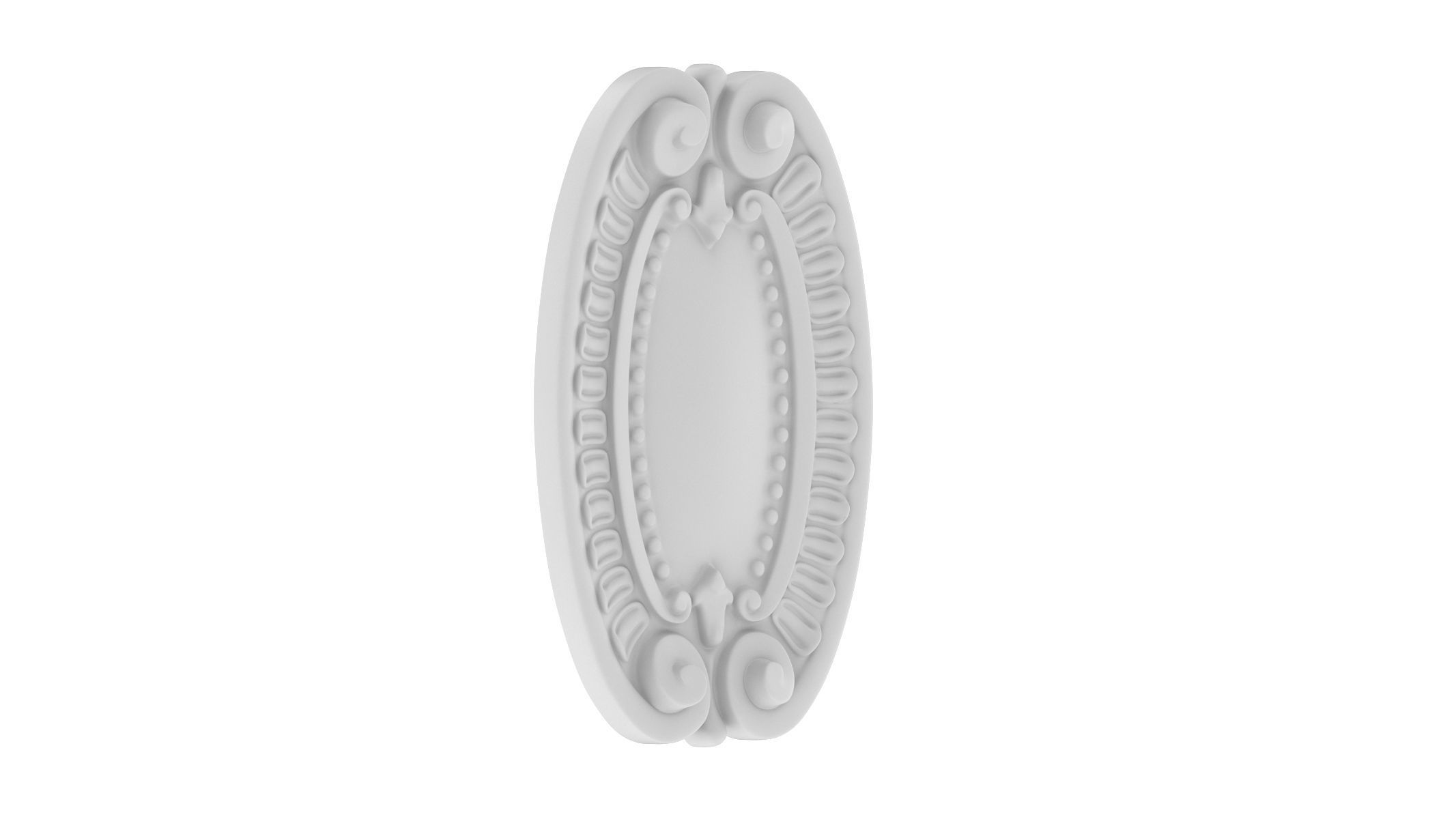 Cartouche Ornament 009 3D model_1