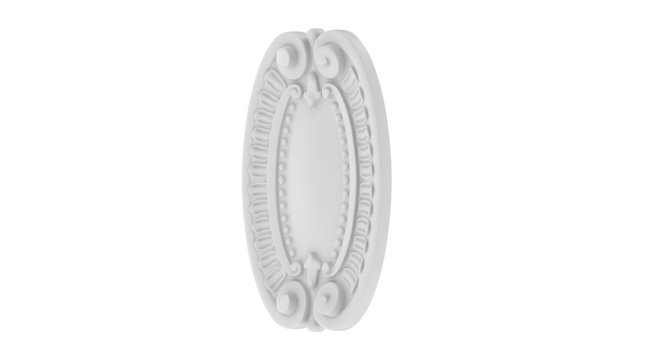 Cartouche Ornament 009 3D model_2