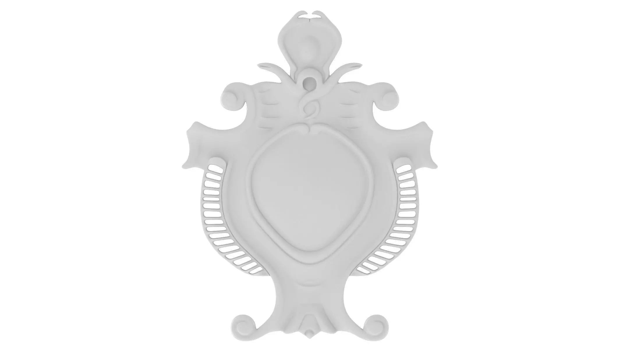 Cartouche Ornament 014 3D model_0