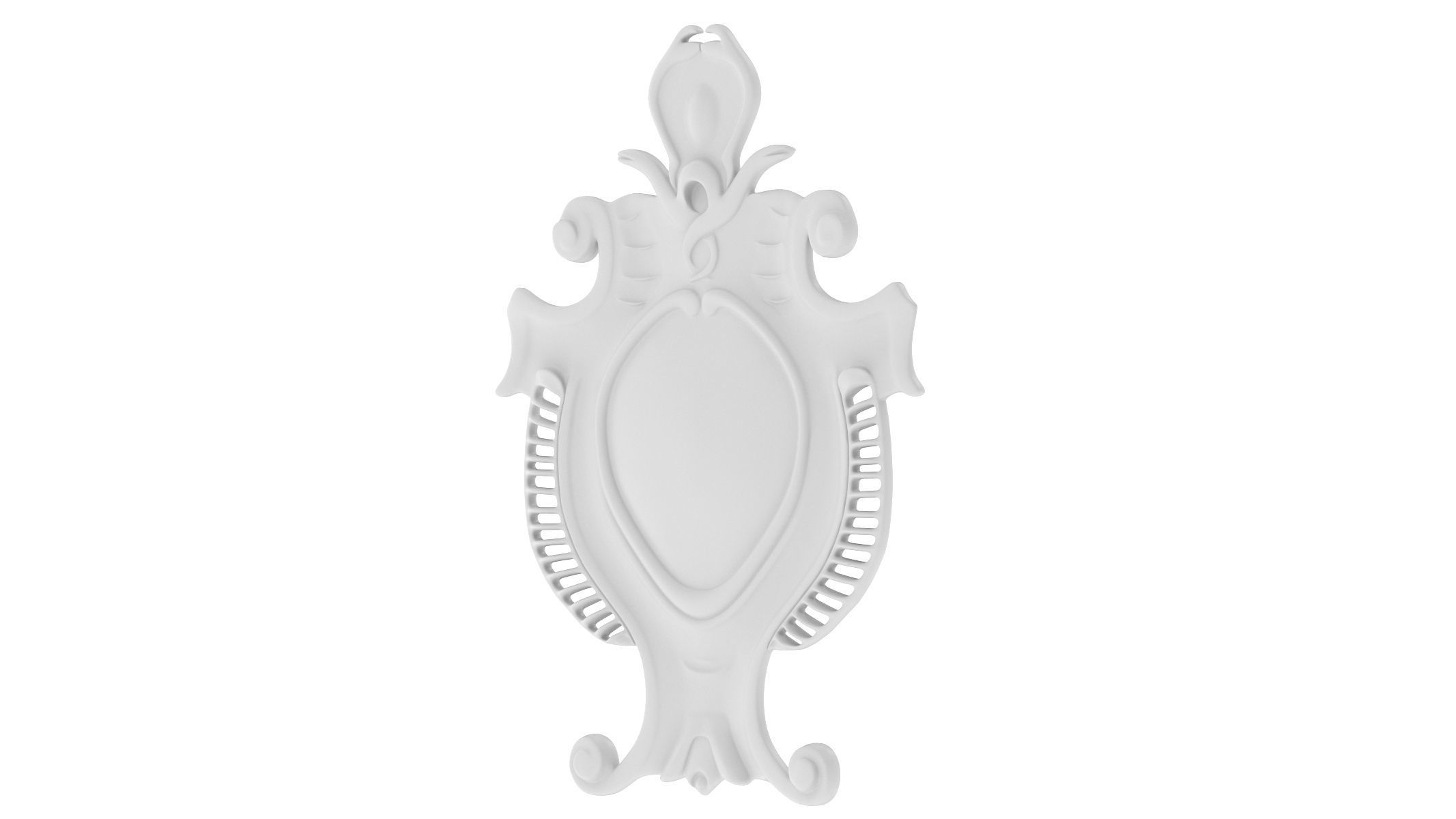 Cartouche Ornament 014 3D model_2
