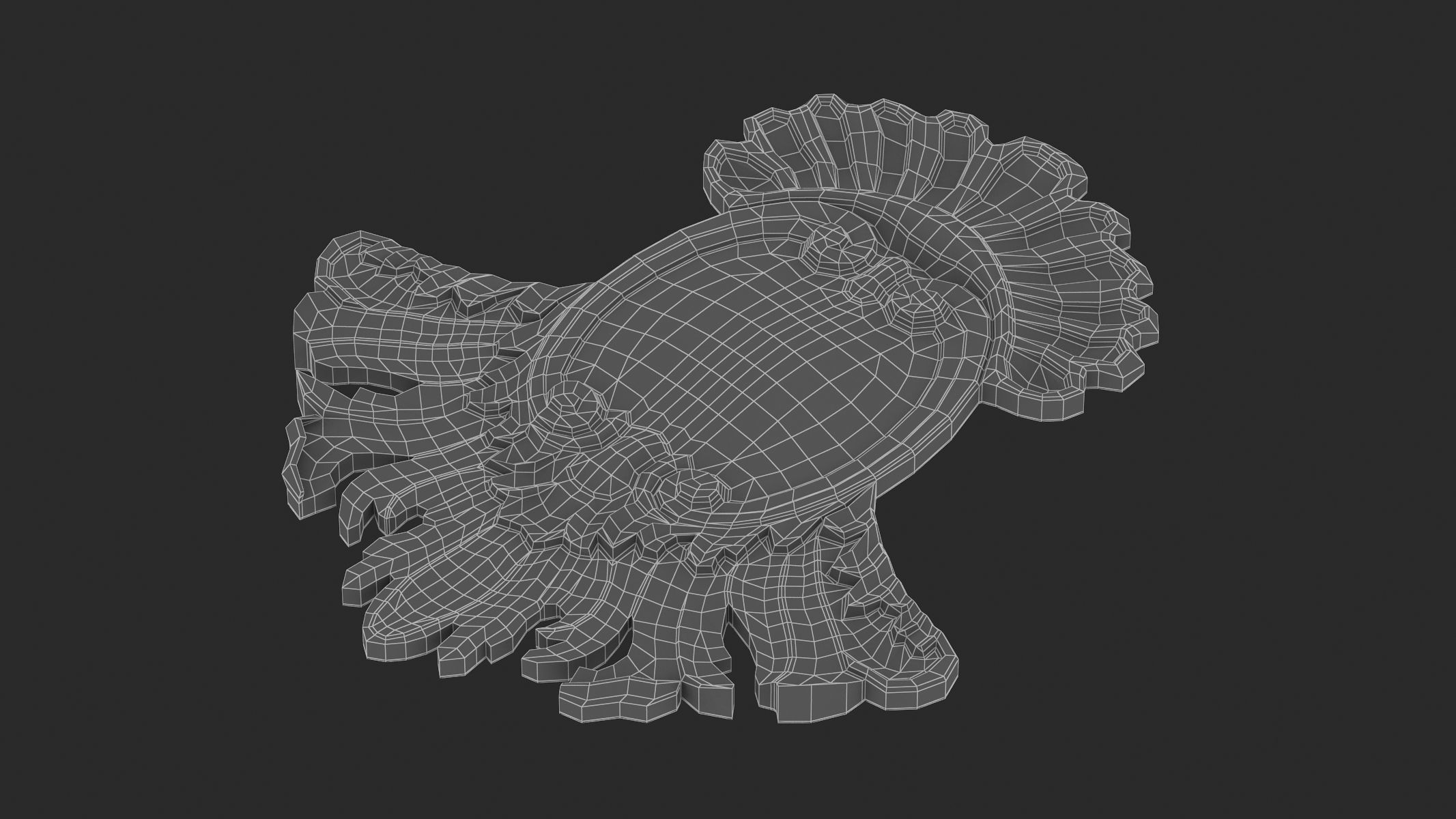 Cartouche Ornament 015 3D model_8