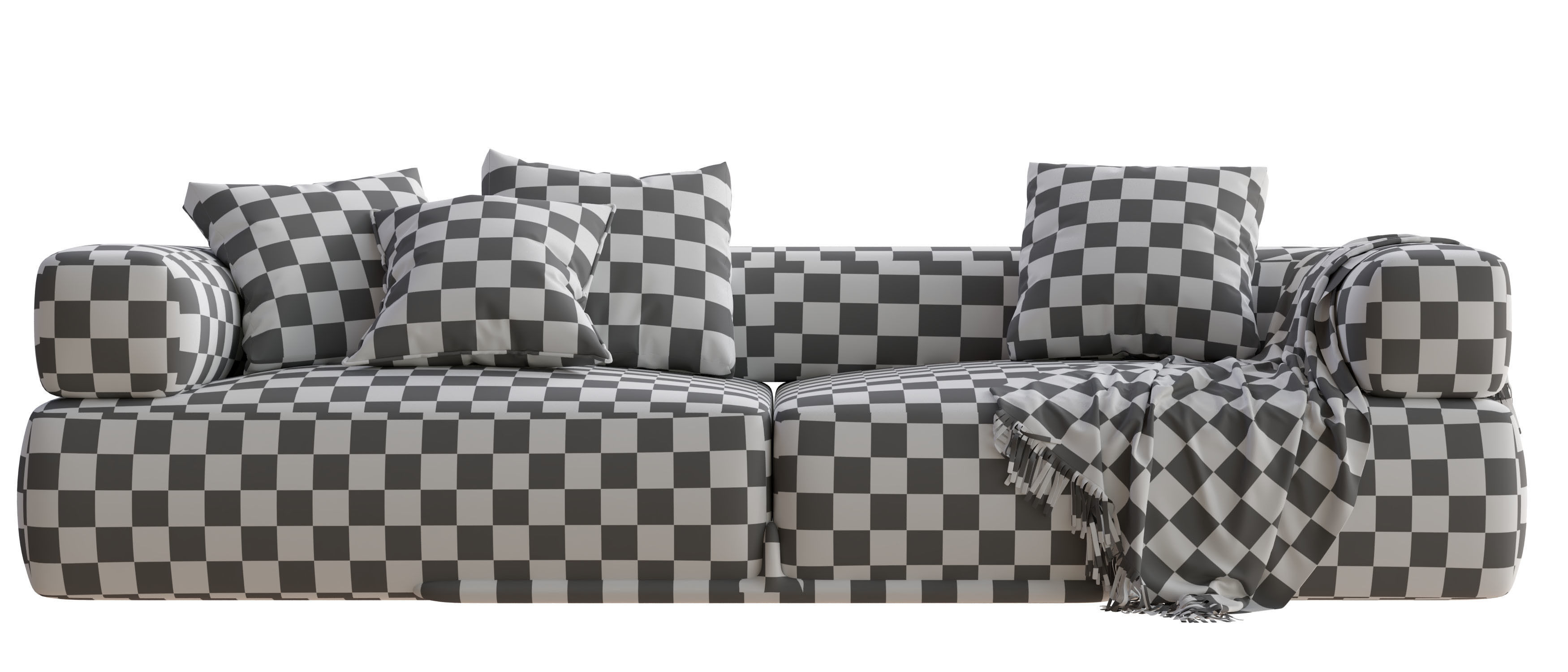 Porada Klem Two Seater Sofa 3D model_15